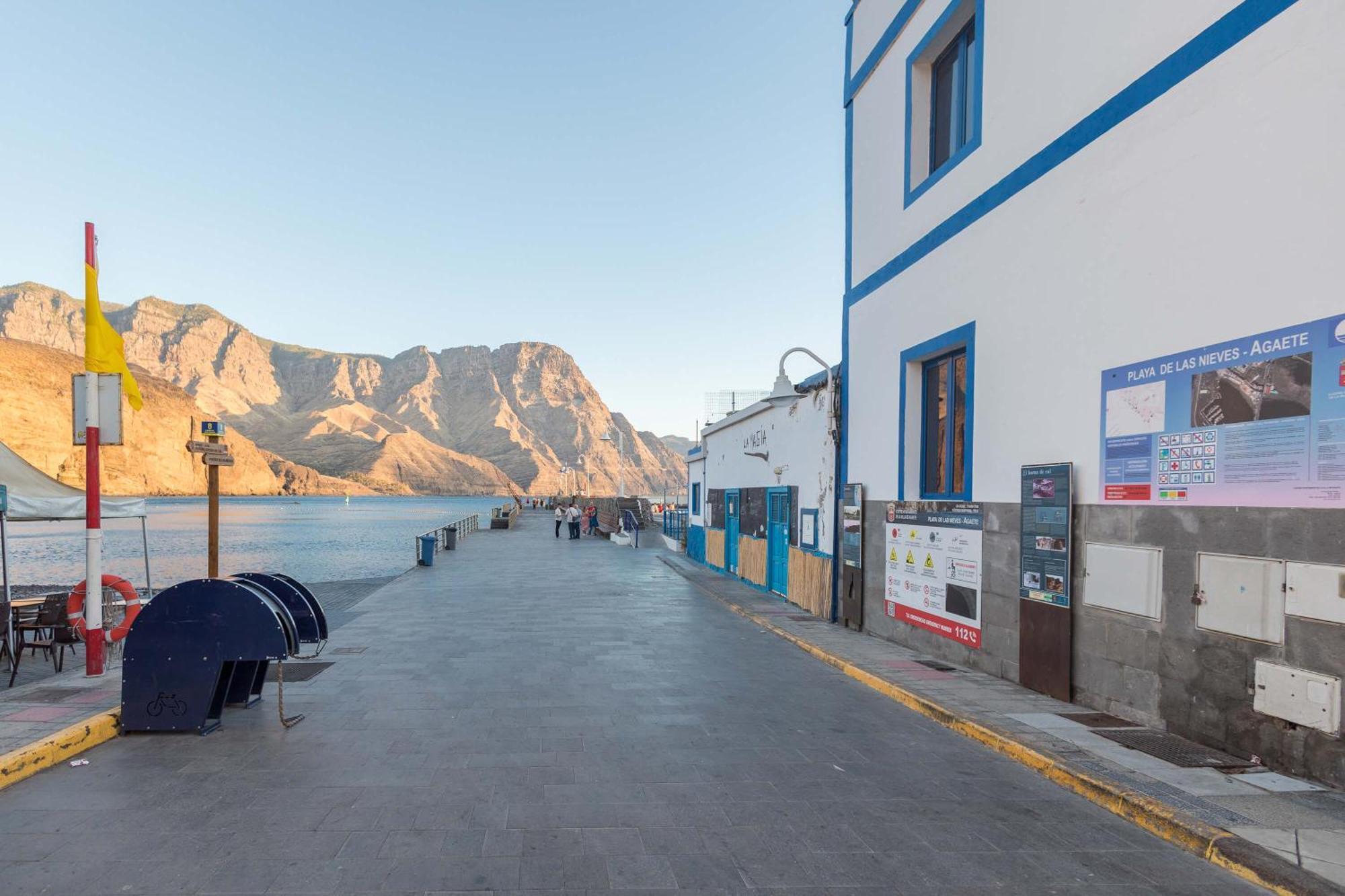 Casa Carmen Agaete Con Terraza Y Vistas Al Mar Lägenhet Exteriör bild