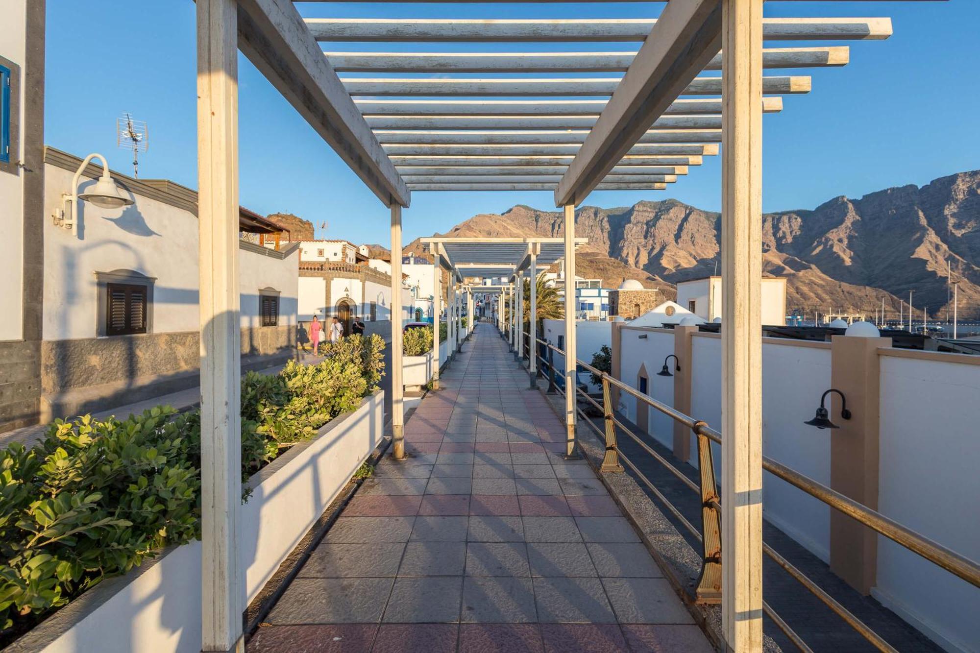 Casa Carmen Agaete Con Terraza Y Vistas Al Mar Lägenhet Exteriör bild